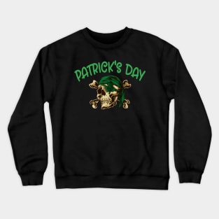 Arrrish Funny Irish Pirate St Patrick Day Crewneck Sweatshirt